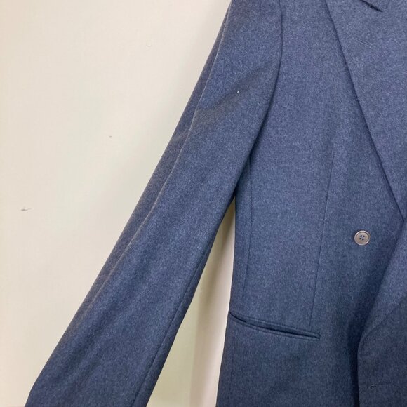 Cerrutti 1881 Gray Wool Suit Barney's Vintage 40 Pants Suspender loops as is - Picture 7 of 16